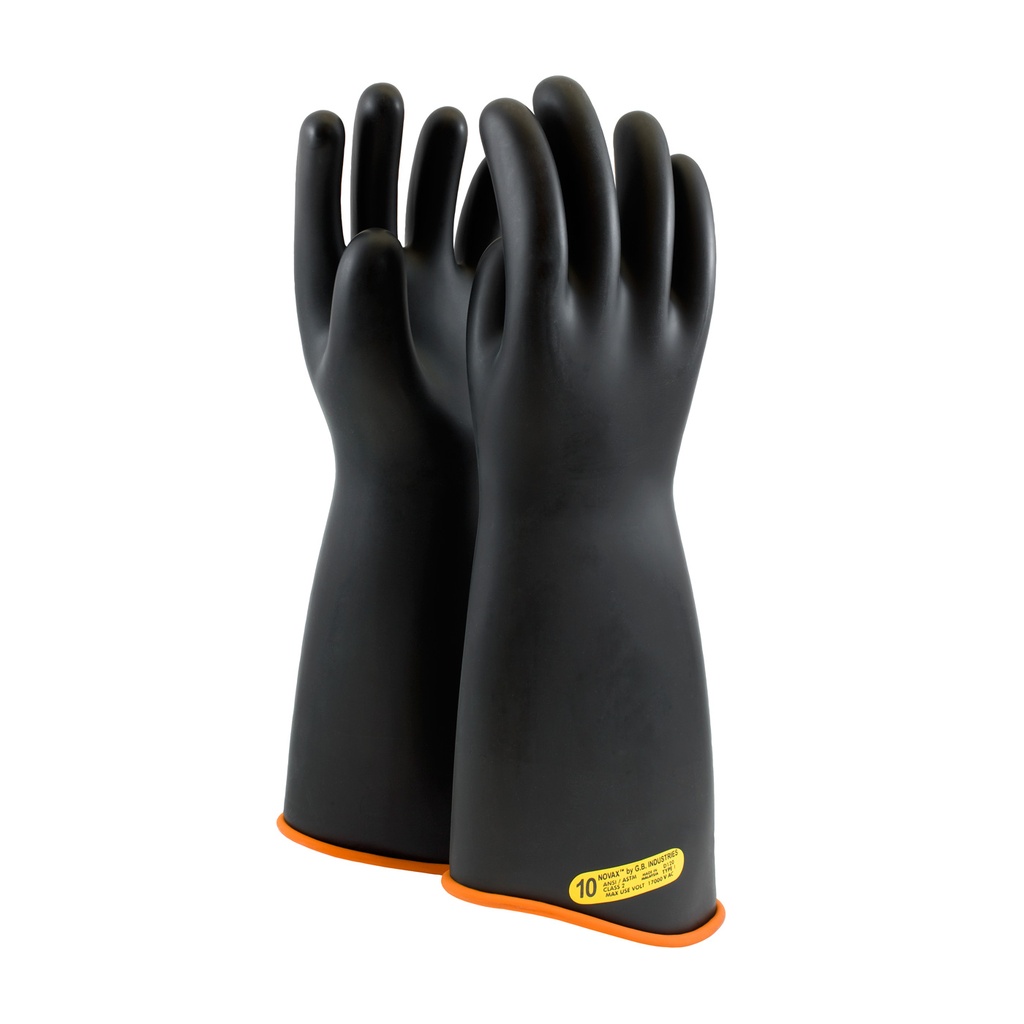 [A-158-2-18] NOVAX® Class 2 Rubber Insulating Glove with Contour Cuff - 18"