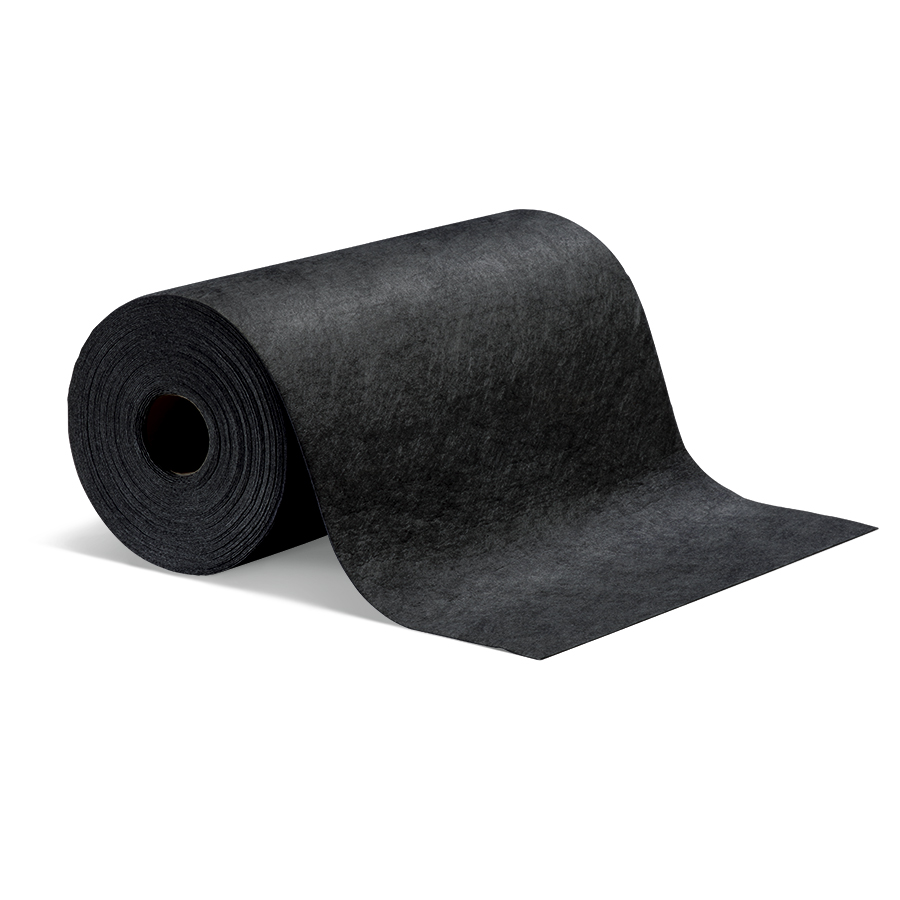 Spilltech Floor Grabber™ High Traffic Mat, 100' L x 24" W ,Units/Pkg 1, Black