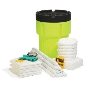 Spilltech Oil-Only 65-Gallon Hi-Viz OverPack Drum Spill Kit 