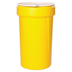Spilltech 55 Gallon Open Head Poly Drum with Ring 