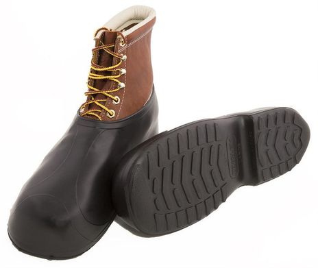 Tingley Black 5" Rubber Overshoes With Reinforced Heel And Toe