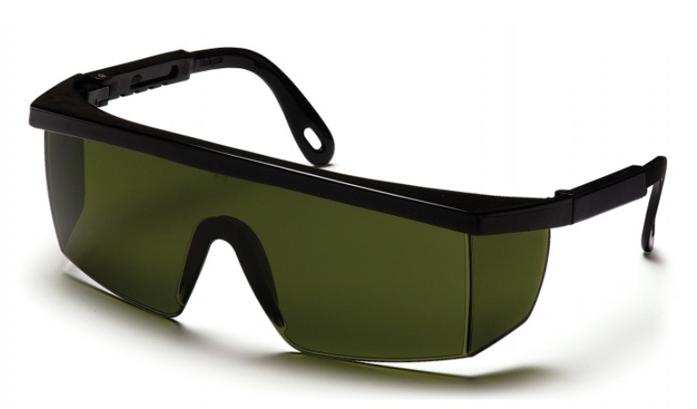 Integra Black Framed Safety Glasses