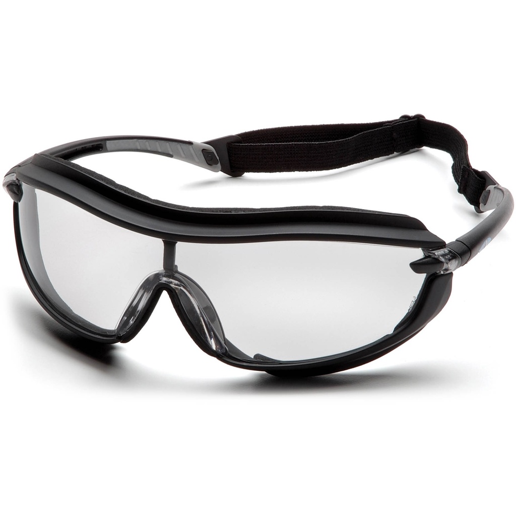 XS3 PLUS Clear H2X Anti-Fog Lens with Black Safety Glass