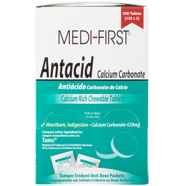 Antacid Tablets, 125x2/Box