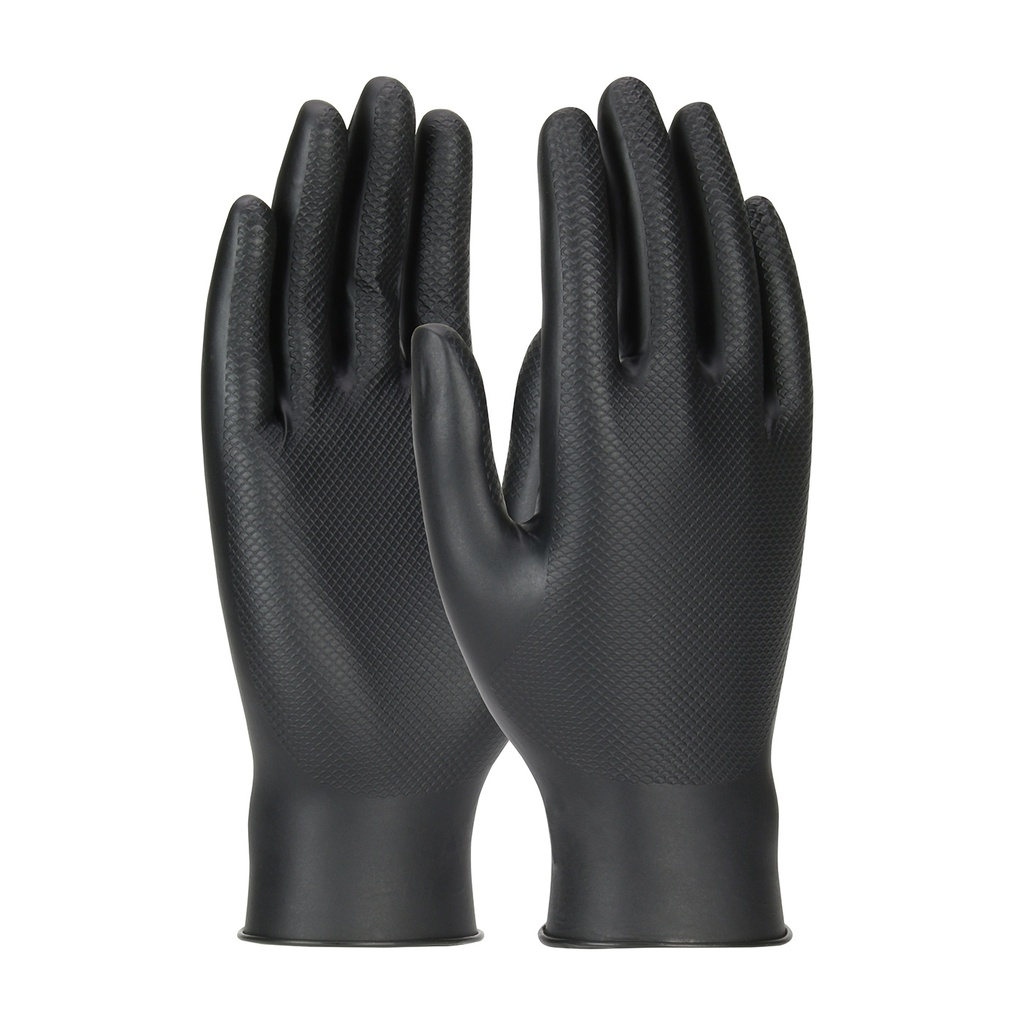 [A-67-246] 6 Mil Grippaz™ Skins Nitrile Glove with Textured Fish Scale Grip