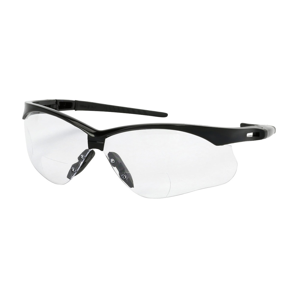 [EP-250-AN-520] Anser™ Semi-Rimless Safety Readers with Black Frame, Clear Lens and Anti-Scratch / Fogless® 3Sixty™ Coating