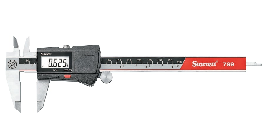 EC799 Series Electronic Calipers, 0 in - 6 in, Stainless Steel