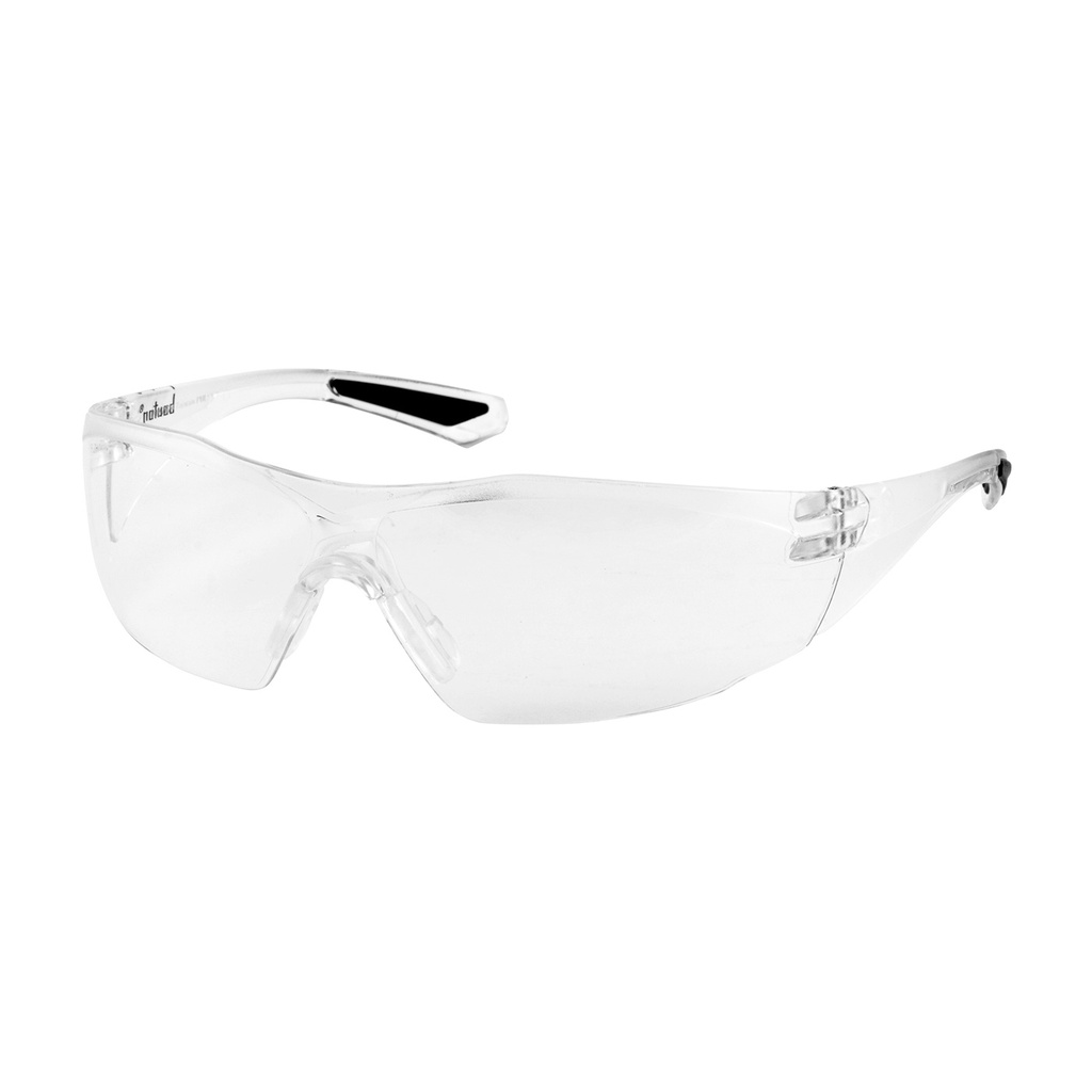 Bouton® Optical Pulse™ Rimless Safety Glasses with Clear Temple, Clear Lens and FogLess® 3Sixty™ Coating