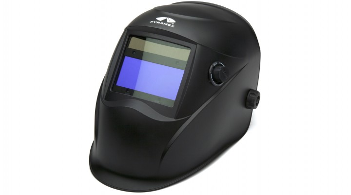 Matte Black Auto Darkening Welding Helmet, 100 x 45 mm Viewing Area