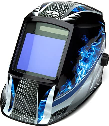 Auto Darkening Helmet - Fire Metal