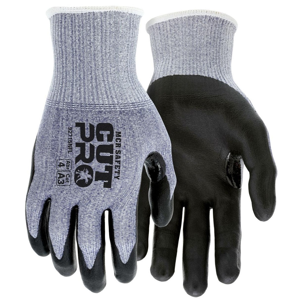 [A-92715NF] MCR Cut Pro Nitrile Foam Coated Gloves - 15 Gauge HyperMax Shell