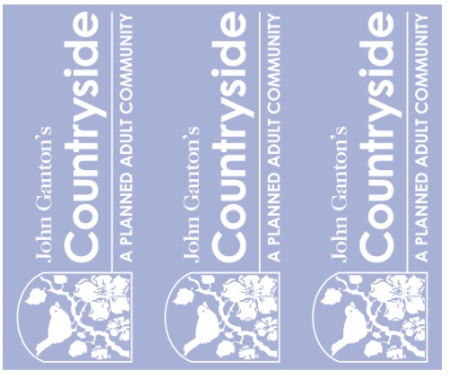 Printing - John Ganton's Countryside A PLANNED ADULT COMMUNITY, Green