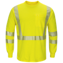 [UF-SMK8] Bulwark®  iQ Series® Men's Lightweight FR Hi-Vis Shirt