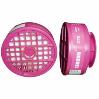 Respirator Cartridges, Filter Cartridge, P100, 2 PK