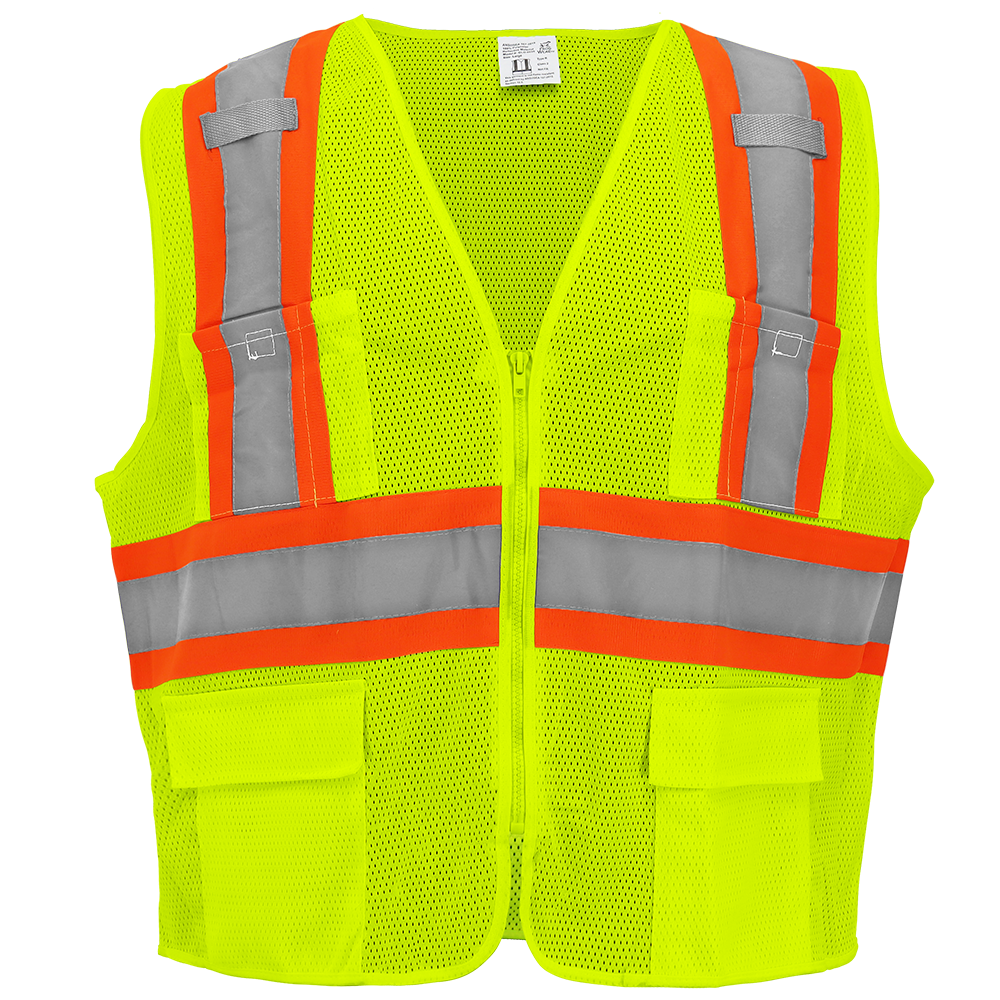 [SA-GLO-003] FrogWear® HV Solid and Mesh Surveyors Vest