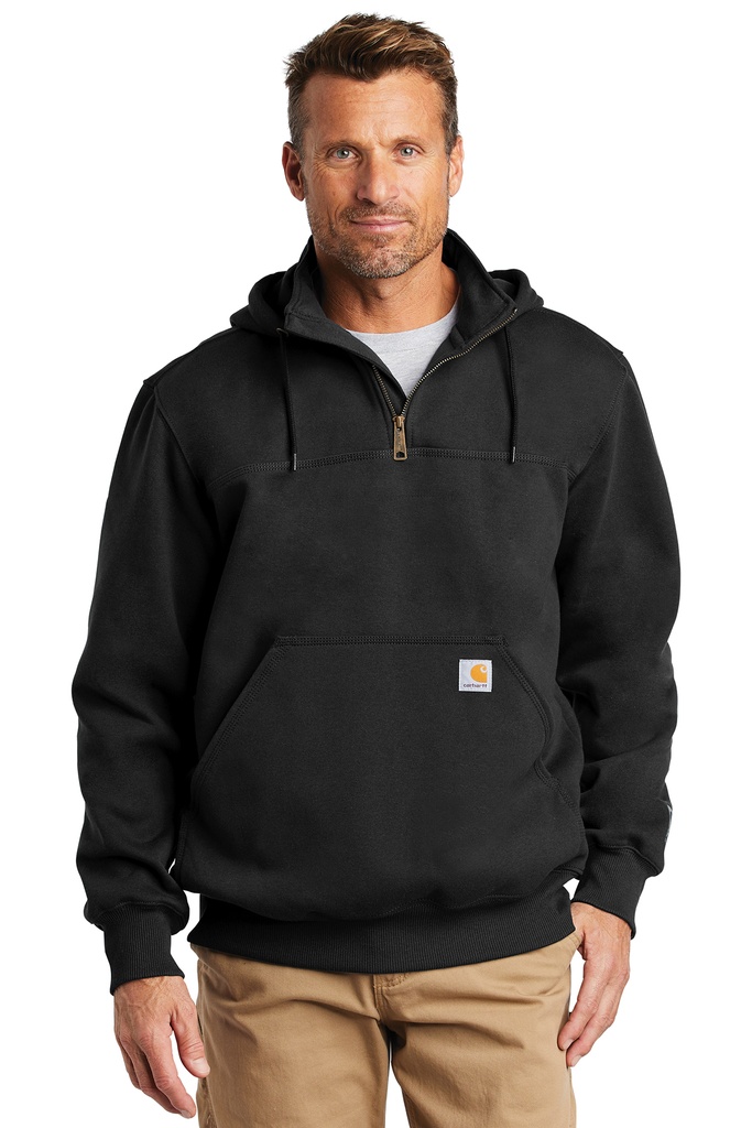 [UF-CT100617] Carhartt® Rain Defender® Paxton Heavyweight Hooded Zip Mock Sweatshirt