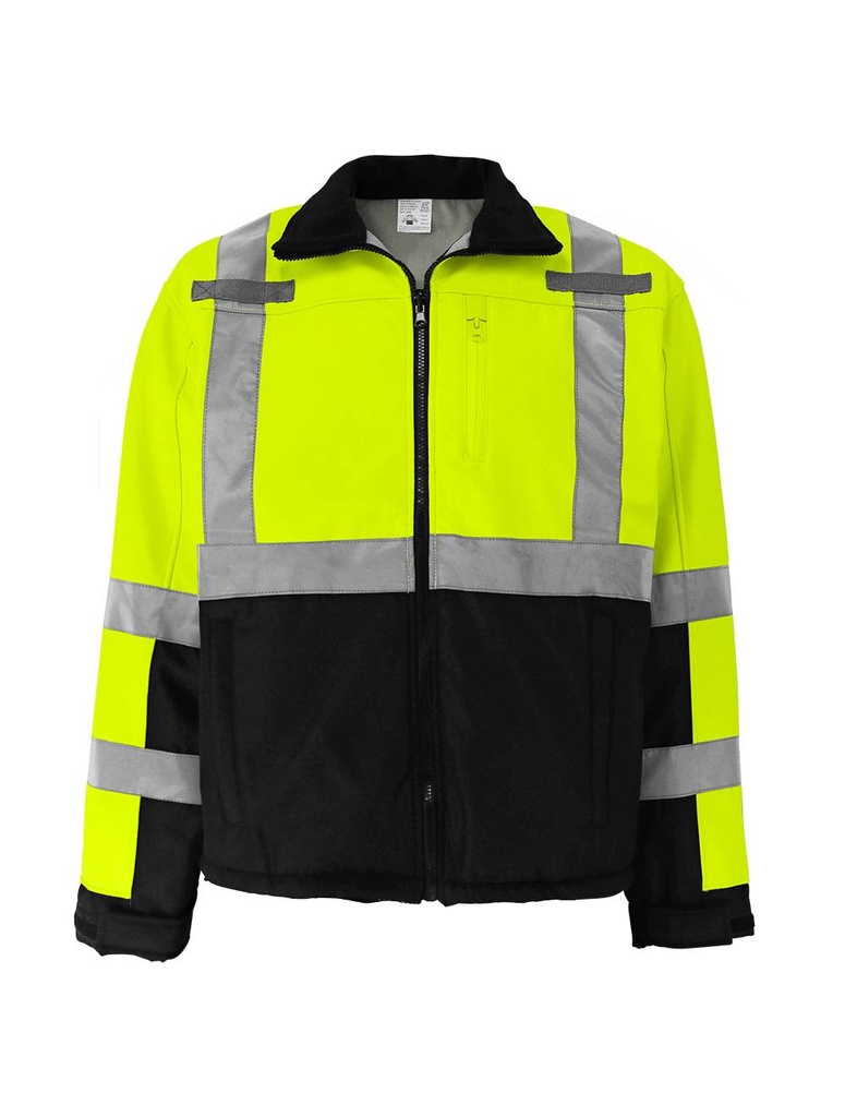 [SA-GLO-SJ1] FrogWear® HV Premium Fleece-Lined Softshell Jacket
