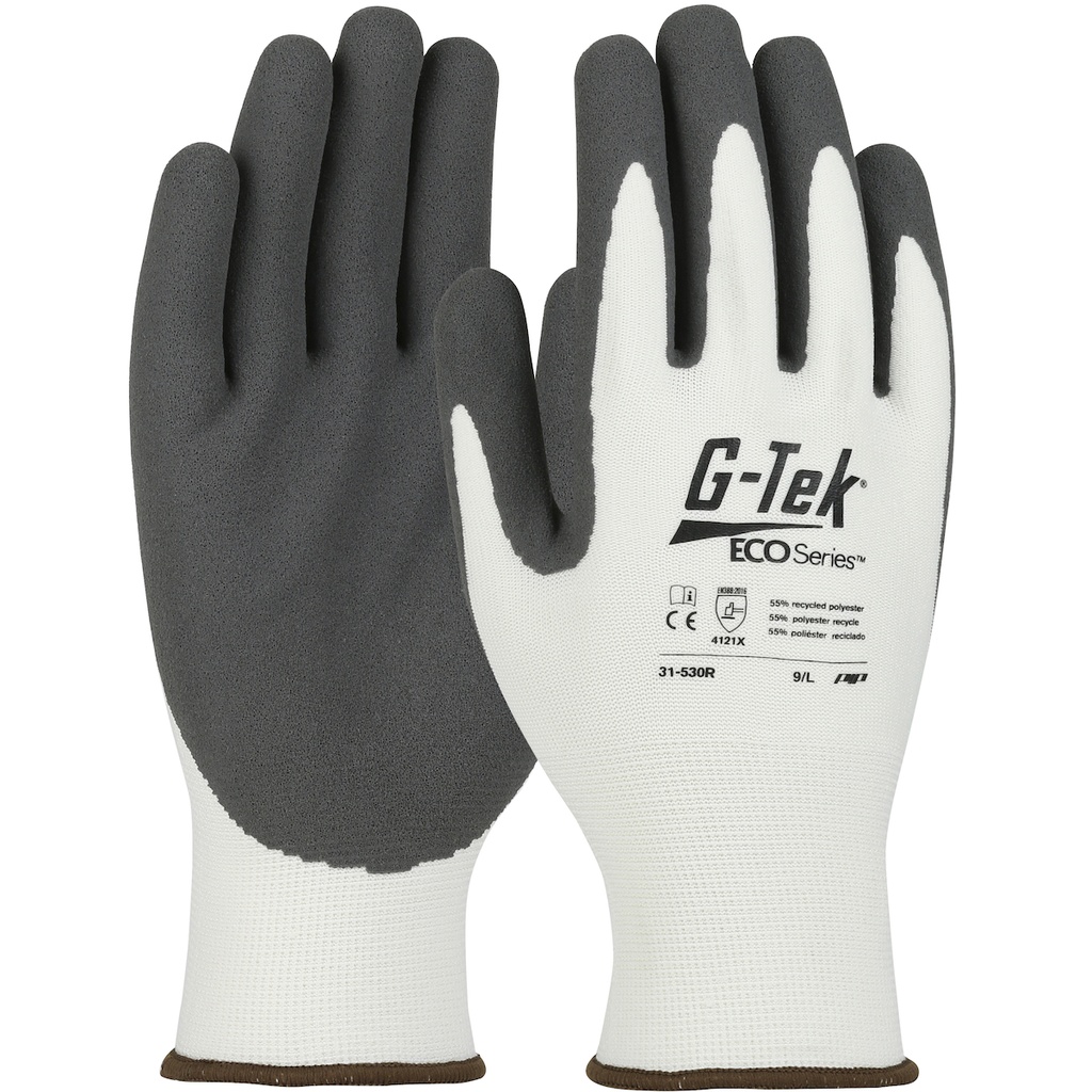 [A-31-530R] G-Tek® ECO Series™ Seamless Knit Recycled Yarn / Spandex Blended Glove