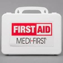 First Aid Kit, Plastic Case, 25 Person/104 Piece