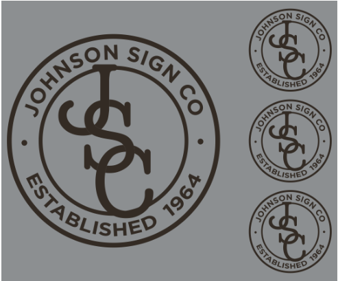 Printing - Johnson Sign Co (JSC), White, Left Chest/Full Back