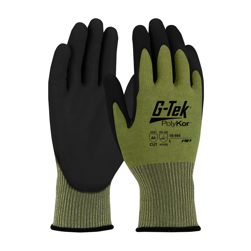 [A-16-665] G-Tek® PolyKor® Seamless Knit Gloves A5