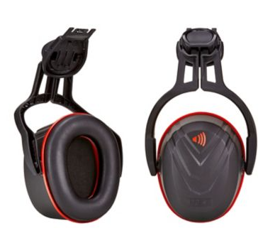 V-Gard Helmet Mounted Earmuffs, 32 dB