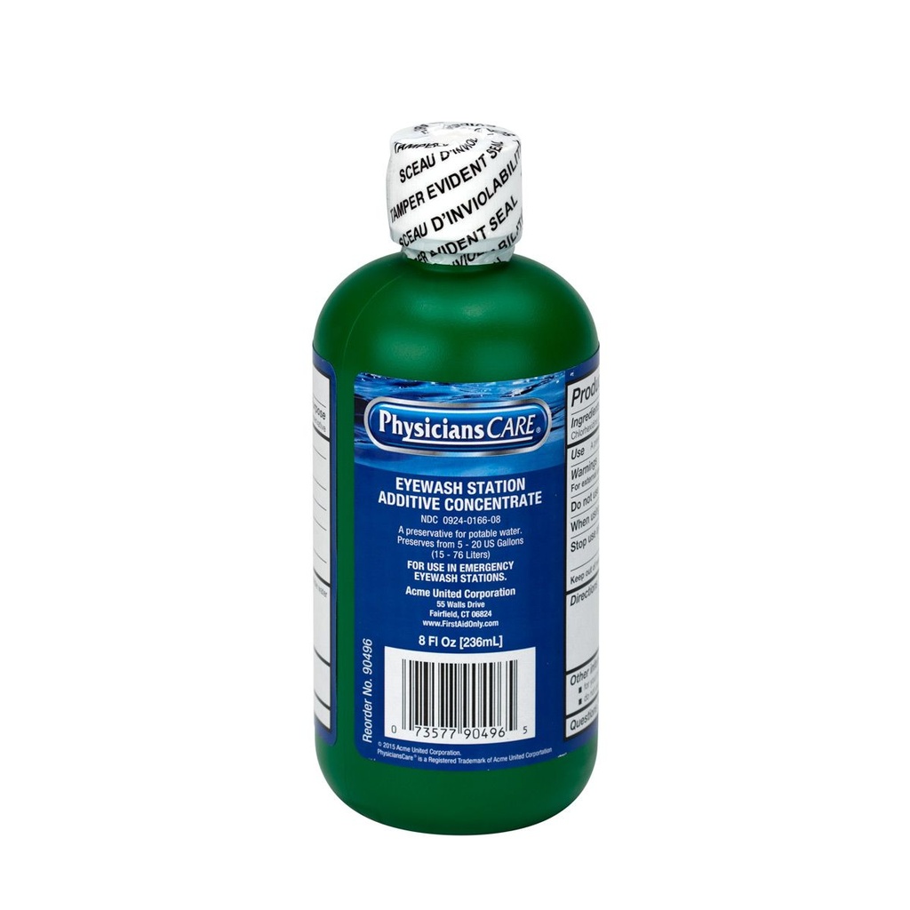Eyewash Additive, 8 Oz. Bottle, 12/Case