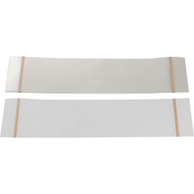 Bullard 17X6" Large Clear Mylar Lens Cover With Adhesive Edging (25 Per Package)