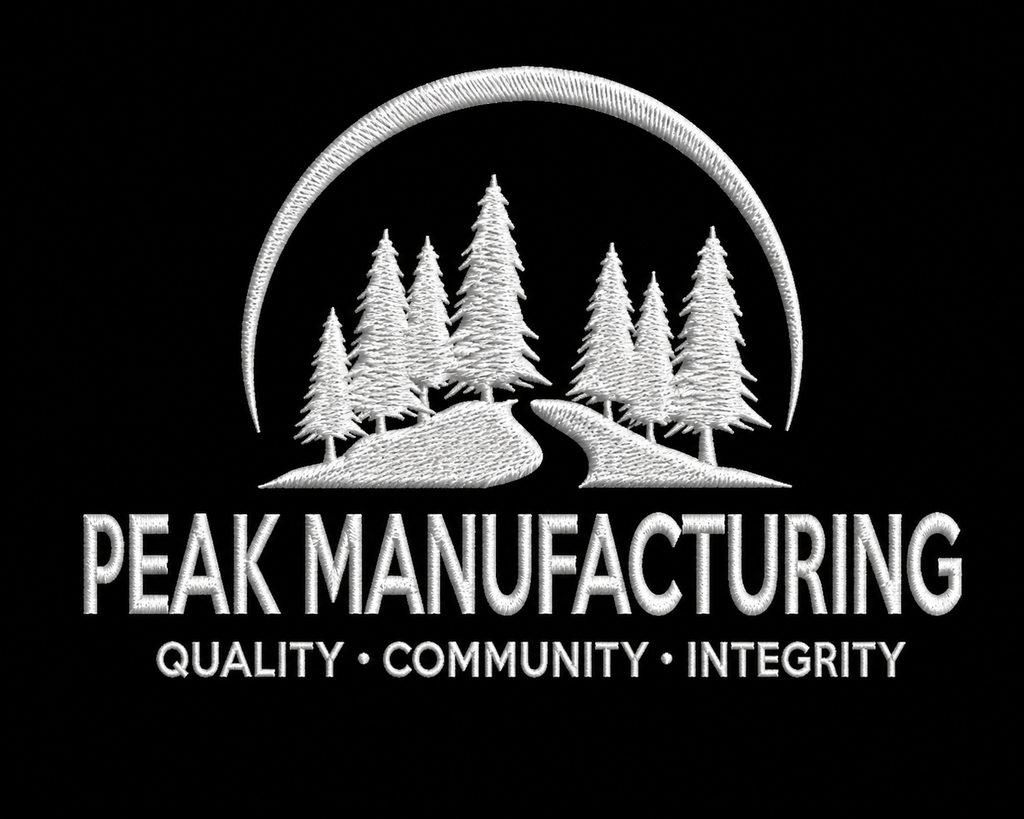 Embroidery - Peak Manufacturing, Left Chest