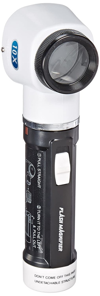 Donegan Flashlight Magnifier with Measurement Scale Lens