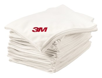 3M Wipe, White Microfiber, 19 1/2 in x 17 in., 50 EA/CS