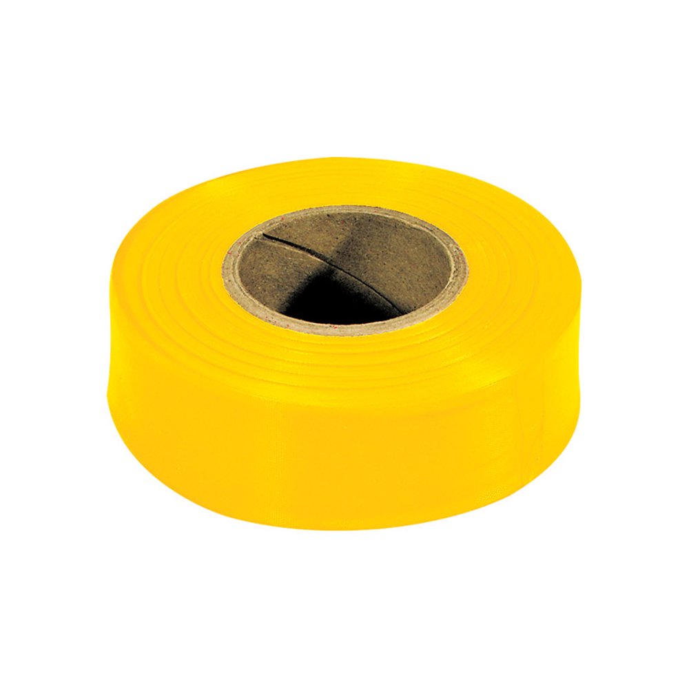 Flagging Tape, 1-3/16 in x 300 ft, Yellow