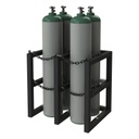 Gas Cylinder Rack for 4 Vertical Cylinders