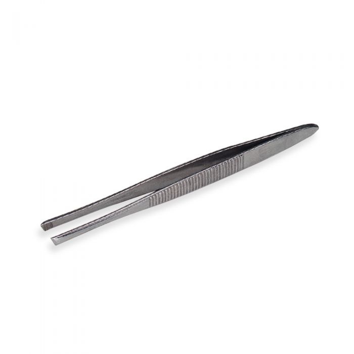 Stainless Steel Tweezers, 3", 1 Per Bag