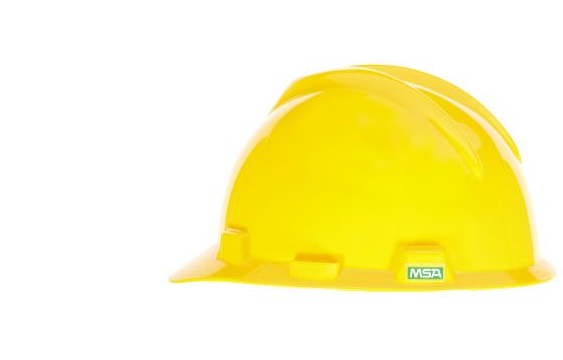 V-Gard Safety Cap, Ratchet Suspension, Yellow, Small