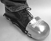 Carbon Steel Toe Guard, 4 1/2" Width