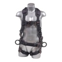 [FP-UFH10731P] 5-Point FBH - Dielectric Arc Flash Rated, Removable Back/Shoulder Pad and Waist Belt, 3 D-rings, PT Legs