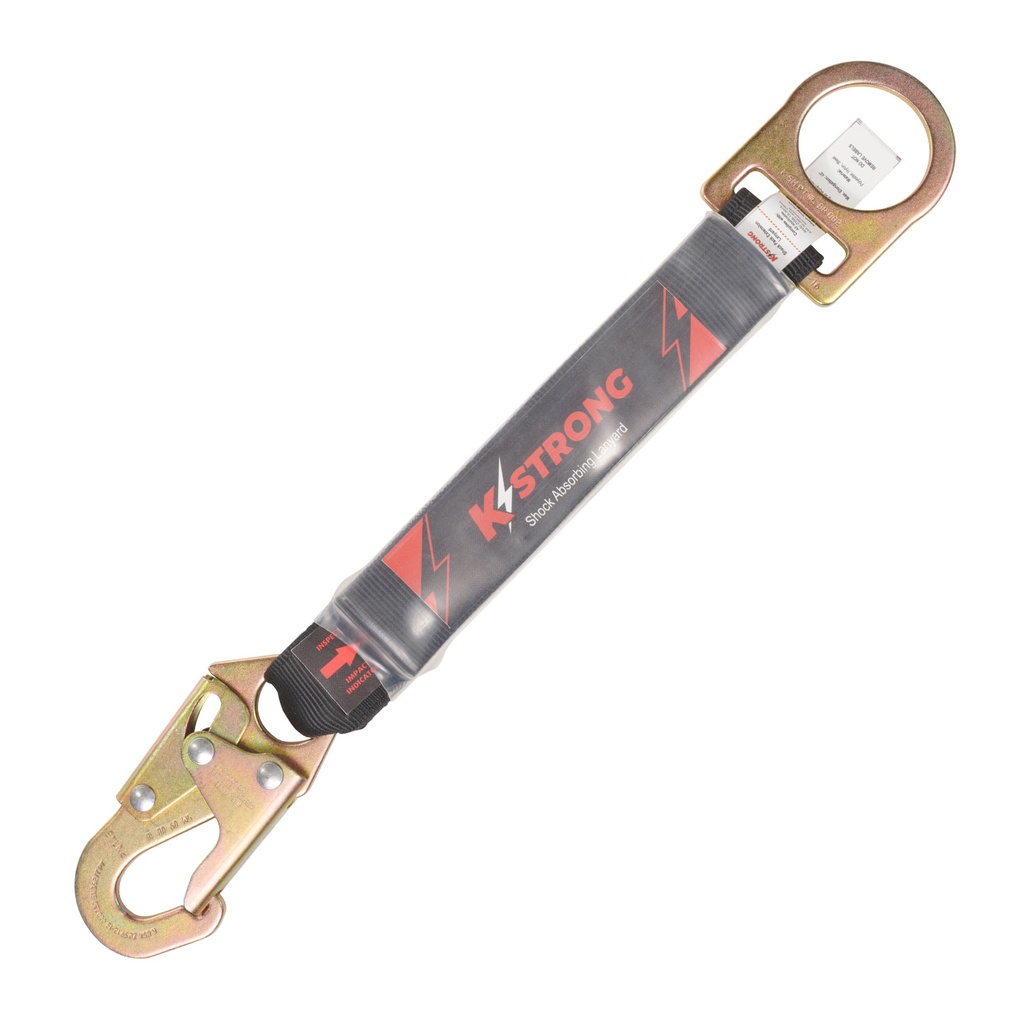 [FP-UFZ800100] 18" Clear Design Shock Absorbing Pack with snap hook and D-ring