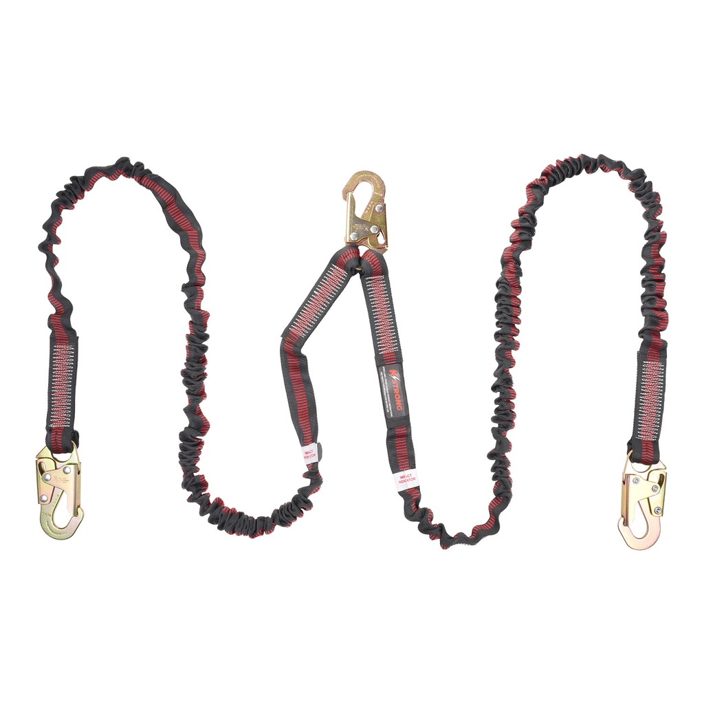 [FP-UFL204121] 6' Internal SAL Twin leg 100% tie-off with 3 snap hooks