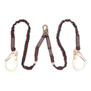[FP-UFL204131] 6' Internal SAL Twin leg 100% tie-off with (1) snap hook and (2) rebar hooks