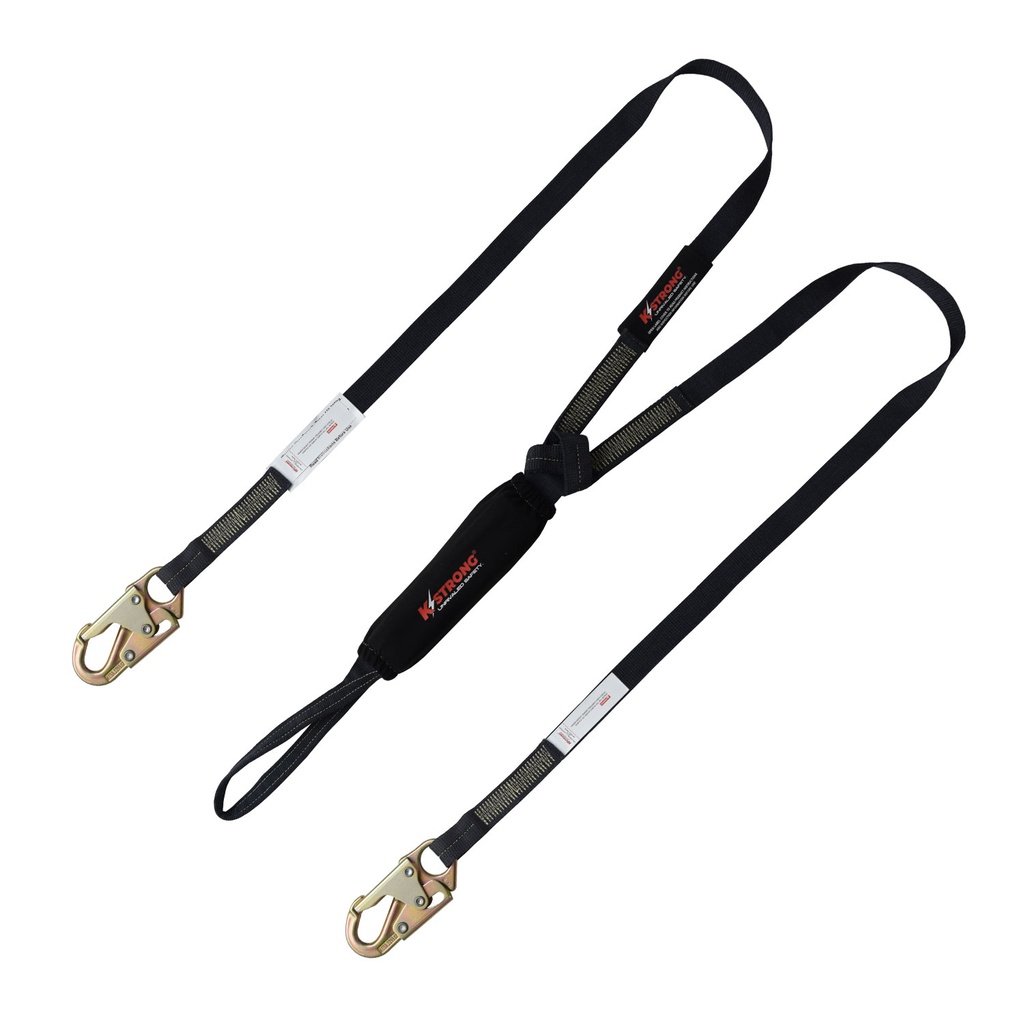 [FP-UFL201750] 6' Twin Leg 100% Tie-off Arc Flash Rated SAL with Loop and (2) Snap Hooks