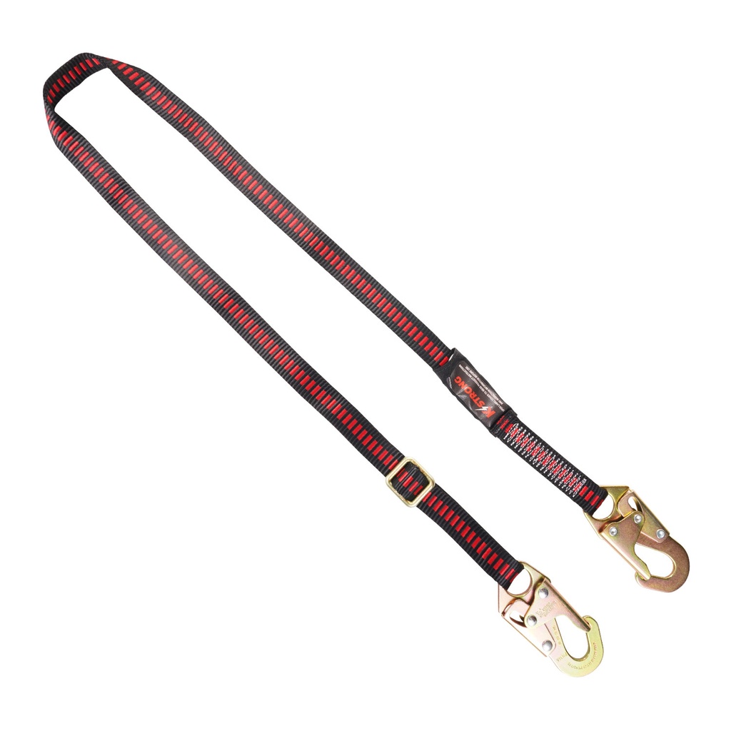 [FP-UFL205211] 4.5’ - 6' Adjustable Work Positioning Lanyard with two snap hooks