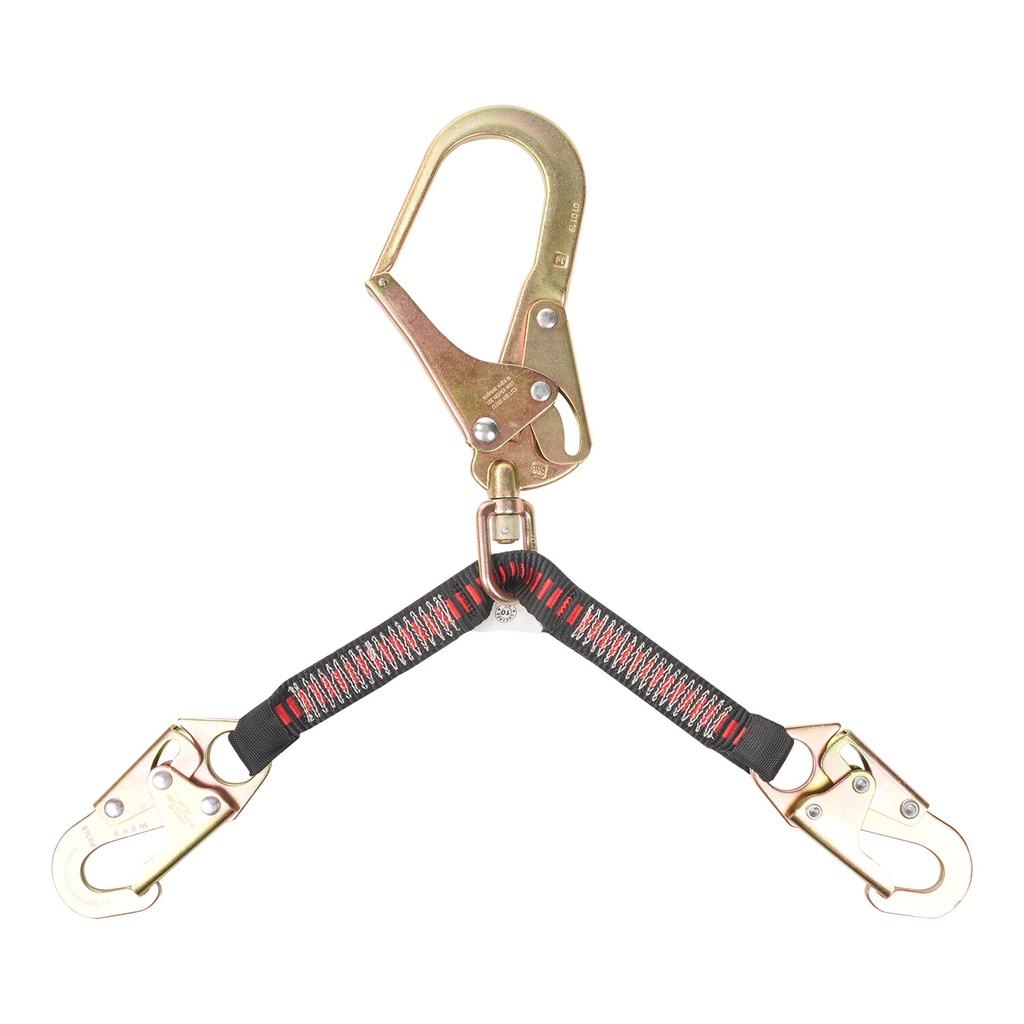 [FP-UFL205251] WPL Web Assembly with swivel rebar hook at anchor end, other two ends each with clevis snap hook.
