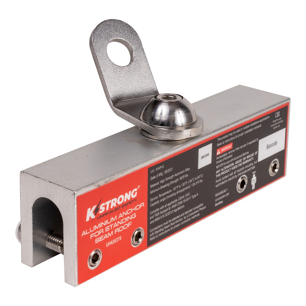 [FP-UFA55370] Single Seam Roof Anchor