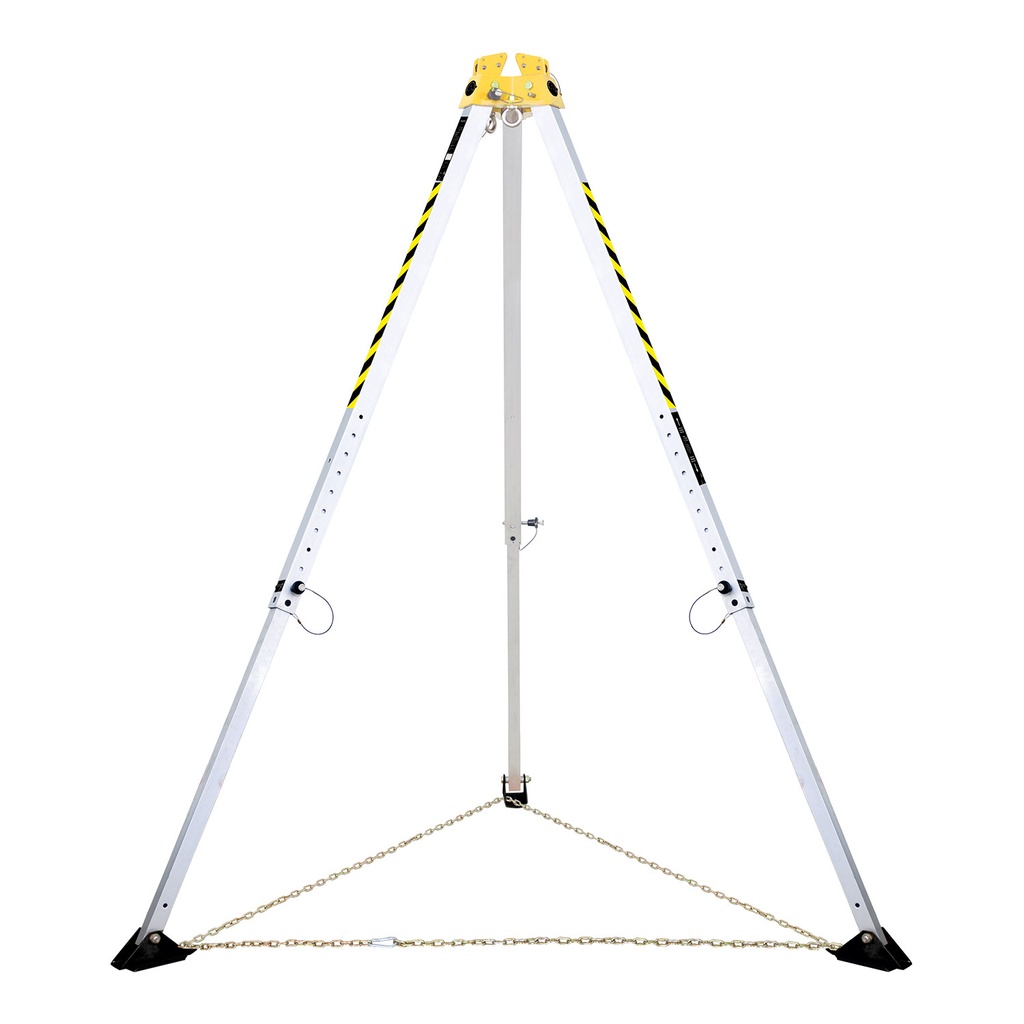 [FP-UFT510007] 7' adjustable tripod with dual built-in pulley assembly and storage bag