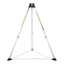 [FP-UFT510010] 10' adjustable tripod with dual built-in pulley assembly and storage bag