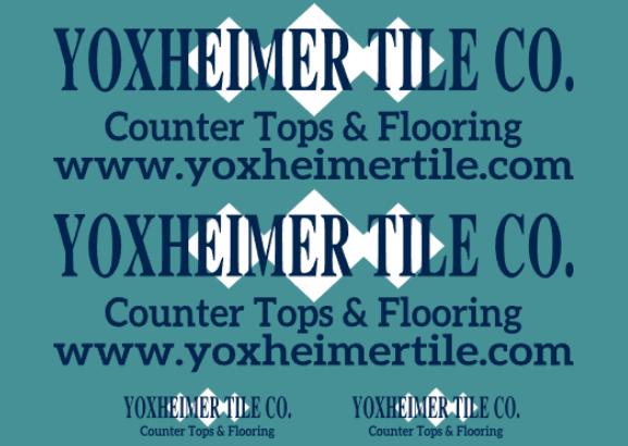 Printing - YOXHEIMER TILE CO. NEW 2023-FB/LC
