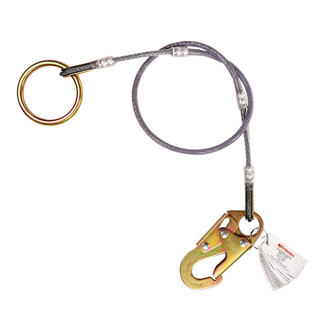 [FP-UFA710106] KStrong® 6 ft. Coated Wire Cable Sling with Large and Small O-Rings (ANSI)