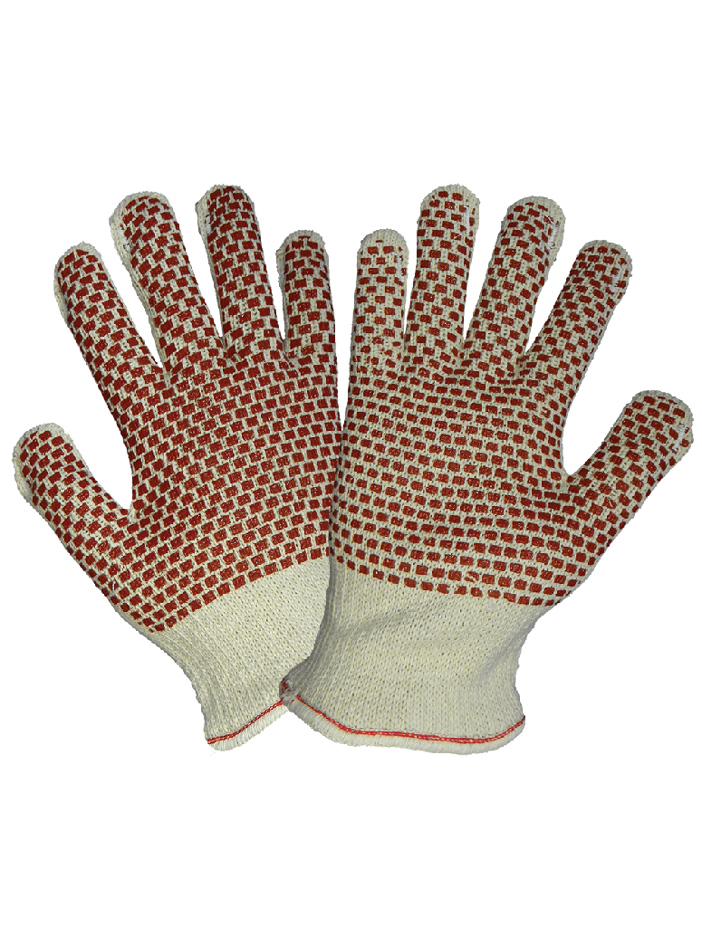 [A-4195NB2] Nitrile Block Pattern Hot Mill Gloves