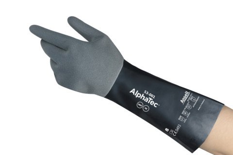 [A-53-001] ALPHATEC® Chemical-resistant gloves